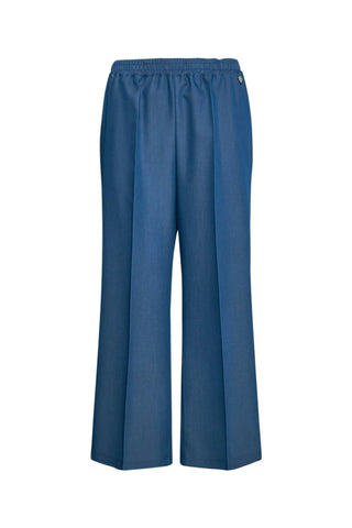 PANTALONE CAPRI IN CHAMBRAY CURVY