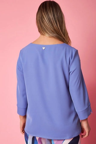 Blusa in jersey crêpe