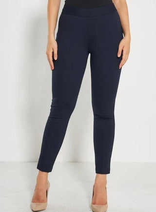 pantalone jeggings blu